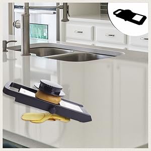 Slicer, 1-Piece, Black/Silver