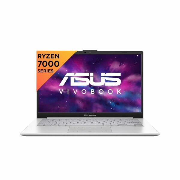 ASUS Vivobook Go 14 (2023), AMD Ryzen 3 7320U, 14-inch (35.56 cm) FHD, Thin & Light Laptop (8GB/1TB SSD/Windows 11/Cool Silver/1.38 kg), E1404FA-NK331W