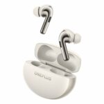 OnePlus Buds Pro 3 Bluetooth TWS in-Ear Buds - Dual Drivers, Dual DACs, Dynaudio EQs, Up to 50dB Adaptive Noise Cancellation, Up to 43Hrs Battery [Lunar Radiance]