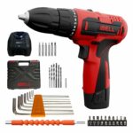 IBELL 12V Cordless Drill Driver CD12-74|17 Settings (+1 Mode setting)|1450 RPM|10mm Keyless Chuck|LED Light |2-Speed Mode|1500mAh Battery|32 Accessories|Perfect for Home & DIY Projects