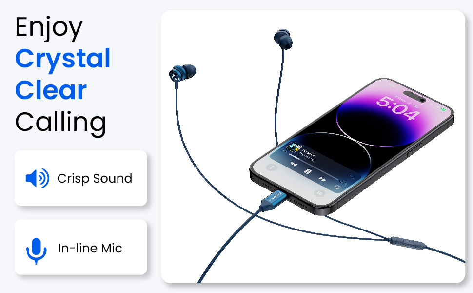 "Ambrane Type C wired earphones;type c earphone;c type earphones;headphone wired;earphone under 500