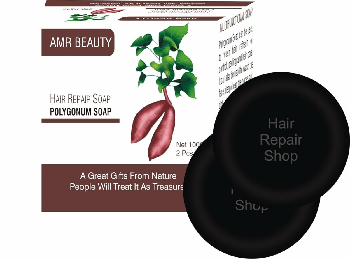 AMR Beauty | Hair Repair Soap | Neem Henna Shampoo Bar | Anti Dandruff, Hair Growth, Hair Fall Control, Healthy Scalp & Roots for All Hair Types for Men & Women | 100% Pure, Natural, Handmade|100g