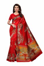 ANNI DESIGNER Women Kalamkari Silk Seasonal-Fashion Saree