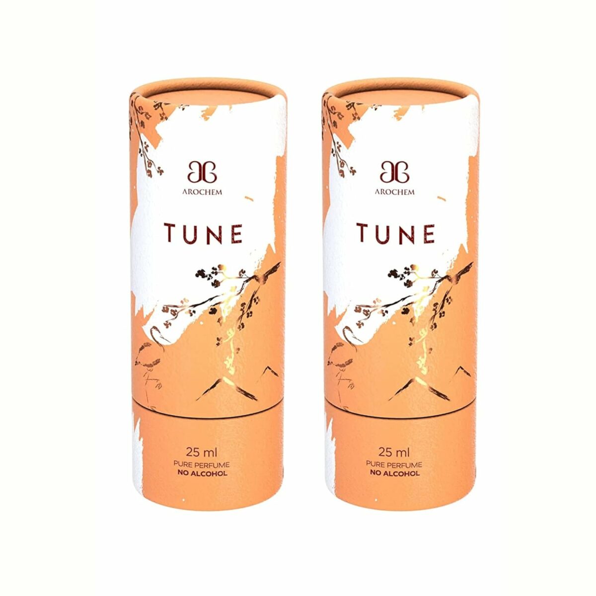 AROCHEM TUNE 25 ML PURE PERFUME, NO ALCOHOL UNISEX PERFUME ROLL ON -Pack of 2