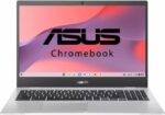 ASUS Chromebook Intel Celeron Dual Core N4500 - (4 GB/64 GB EMMC Storage/Chrome OS) CX1500CKA-NJ0393 Chromebook (15.6 Inch, Transparent Silver, 1.80 Kg)