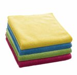 AUTOFRILL Microfiber Cloth for Car 40x40 cm 240 GSM Multipurpose Cloths Kitchen Cleaning Cloth Automotive Microfiber Towels for Bike Car Cleaning Cloth Polishing Washing Detailing (4 Pcs)