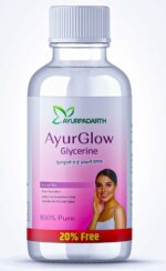 AYURPADARTH AyurGlow Glycerine liquid for face 100% Pure & Natural Glycerine for Beauty and Skincare-Perfect Radiance Glycerin For Soft And Moisturize, Dryness, Soft & Glowing Skin (120GM Unscented).