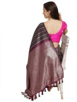 Amazon Brand - Anarva Women's Heavy Banarasi Art Silk Zari Woven Saree With Unstiched Blouse Piece(SZ-RIGVEDA10)