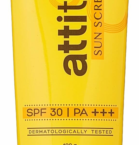 Amway Attitude Sun Screen Cream For All Skin Type With Spf 30 & Pa+++ / 100 Grams