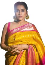 Anjaneya Sarees Woven Banarasi Silk Sarees With Blouse