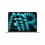 Apple 2024 MacBook Air 13″ Laptop with M3 chip: 34.46 cm (13.6″) Liquid Retina Display, 8GB Unified Memory, 256GB SSD Storage, Backlit Keyboard, 1080p FaceTime HD Camera, Touch ID- Silver