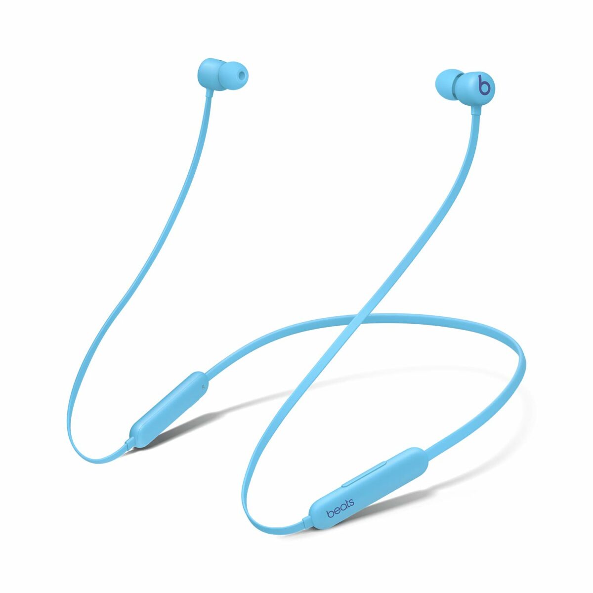 Apple Beats Flex Wireless in Ear Earphones W1 Headphone Chip, Magnetic Earbuds, Class 1 Bluetooth, 12 Hours of Listening Time, Built-in Microphone - Blue