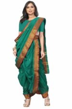 Aradhana Fashion Pvt Ltd Women's Woven Cotton Saree Without Blouse Piece