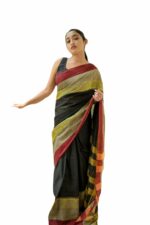 Arushi Handloom Women's Traditional Soft Khadi Cotton Handloom Saree With Blouse Piece for Women 5.5M (20)