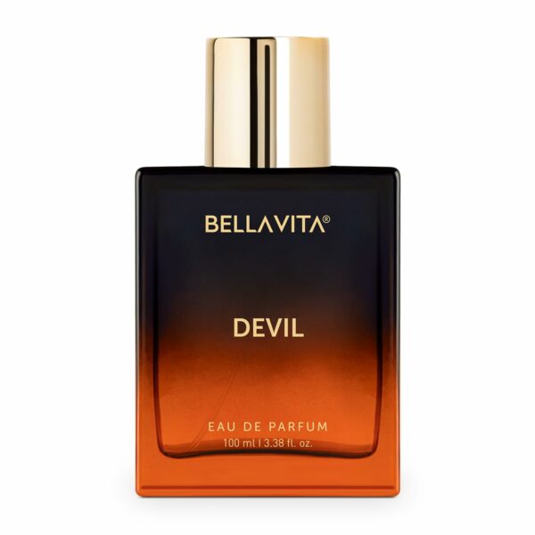 BELLAVITA Devil Eau De Parfum Perfume with Gourmand, Cedar, Vanilla and Musk| Premium, EDP Long Lasting Woody, Spicy Fragrance for Men & Women, 100 ML