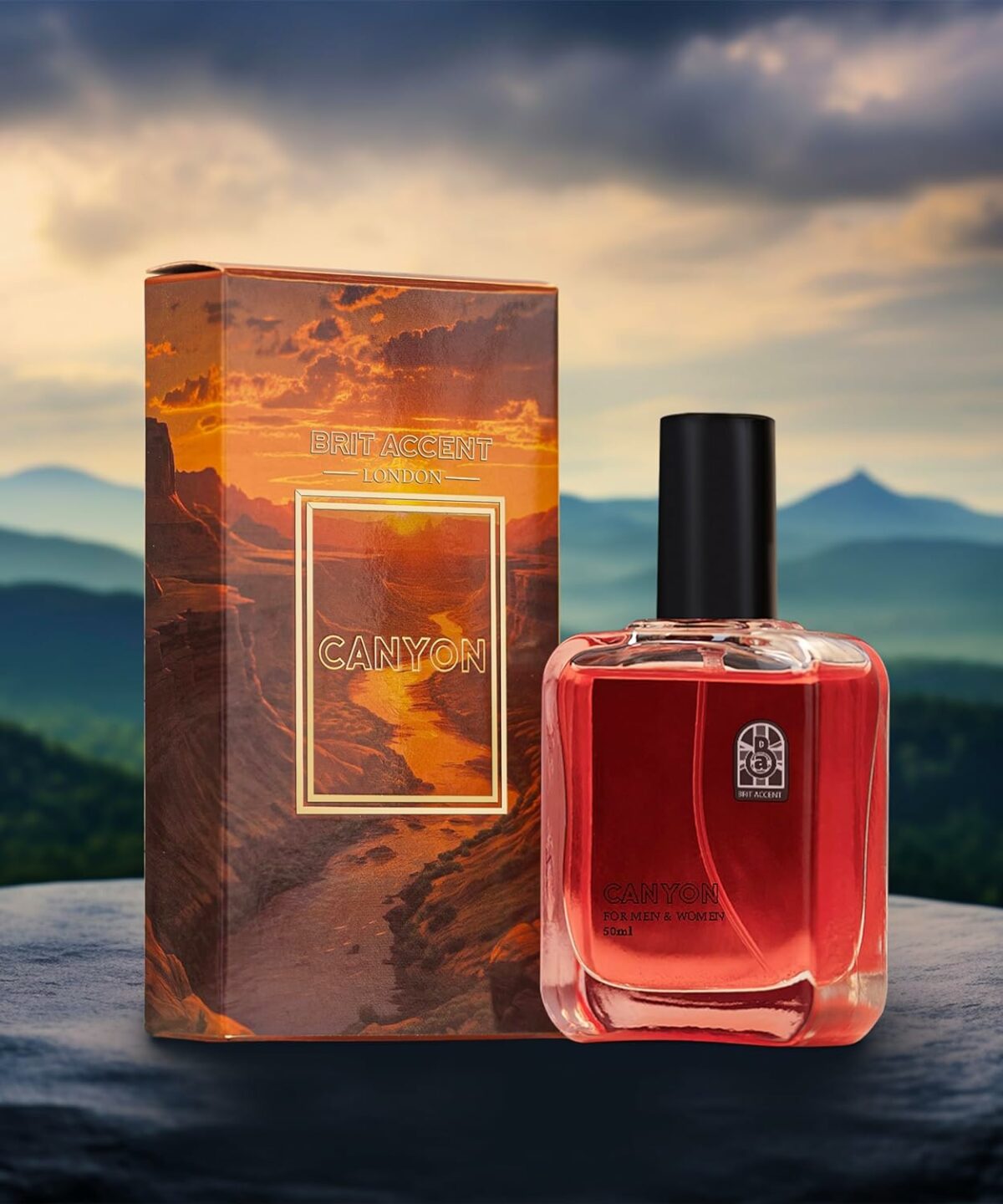 BRIT ACCENT |CANYON-Parfum|Long-Lasting|Luxury|Specially Curated For Unisex| Eau de Toilette - 50 ml (For Men & Women)