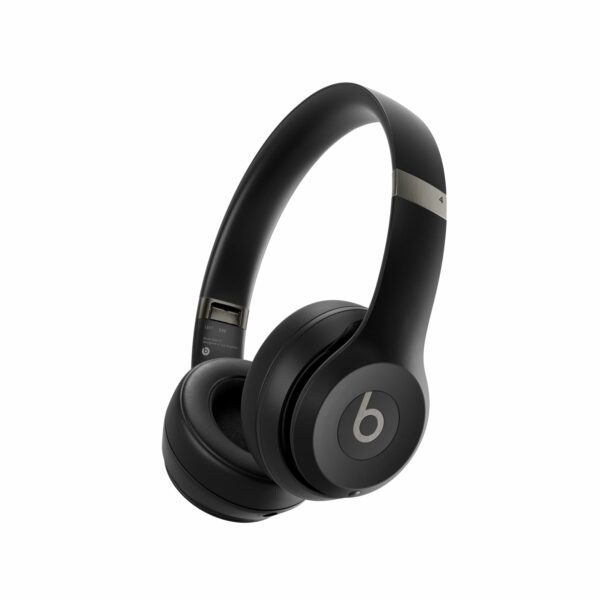 Beats Solo 4 – Wireless Bluetooth Over Ear Ultralight Headphones, Up to 50H of Battery Life, 10 min Fast Charge for 5H Battery, Mic w/Voice Assist, 3.5 mm, Apple & Android Compatible - Matte Black