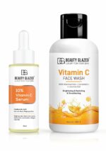 Beauty Glazed Advance Vitamin C Serum with Skin Perfecting Face Wash Combo Pack