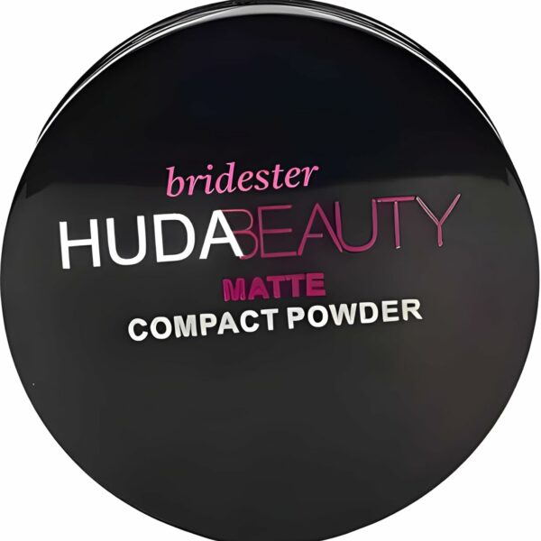 Bridester Huda Heauty Cake Matte 2 In 1 Compact Powder For All Skin Type- Compact (Beige, 15 G)