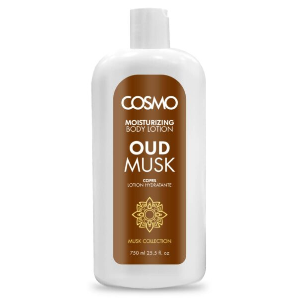 Cosmo New Musk Collection Moisturizing Body Lotion Oud Musk 750ml for Men & Women, Lotion All Skin Types, Skin Care, Bath & Body, Lotions for Hand, Face & Body