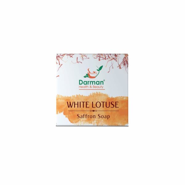 DARMAN Darman White Lotuse Saffron Soap 100g. (Pack of 1)