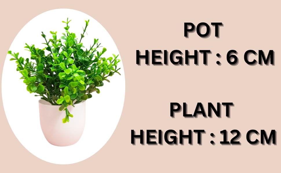 ARTIFICIAL PLANTS WITH ROUND POT