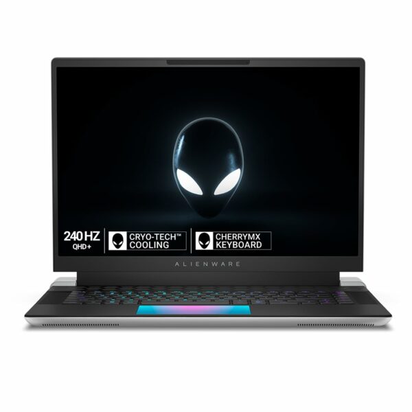 Dell Alienware x16 Gaming Laptop, Intel Core i9 13900HK Processor/32GB/2TB SSD/NVIDIA RTX 4090 16GB GDDR6/ 16"(40.64cm) QHD+ 240Hz, 3ms, DCI-P3 100%/Win 11+MSO'21+McAfee 15 Month/Lunar Silver/2.72kg