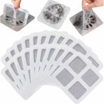 Disposable Shower Drain Cover (20 Pcs), Hair Catcher Shower Drain Mesh Stickers, Sink Strainer, Sink Drainer, Bathroom, Laundry, Bathtub, Kitchen Shower Drain Floor Sink Strainer Filter Mesh