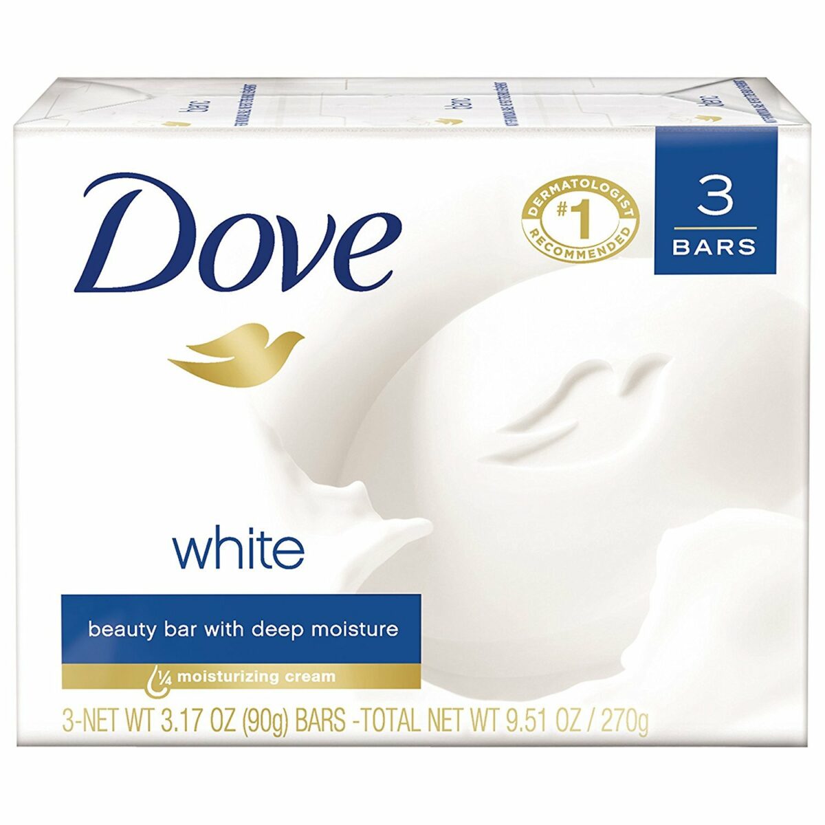 Dove Beauty Bar, White, 90 (Pack Of 3)