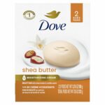 Dove Purely Pampering Shea Butter Beauty Bar, 4 oz, 2 Bar