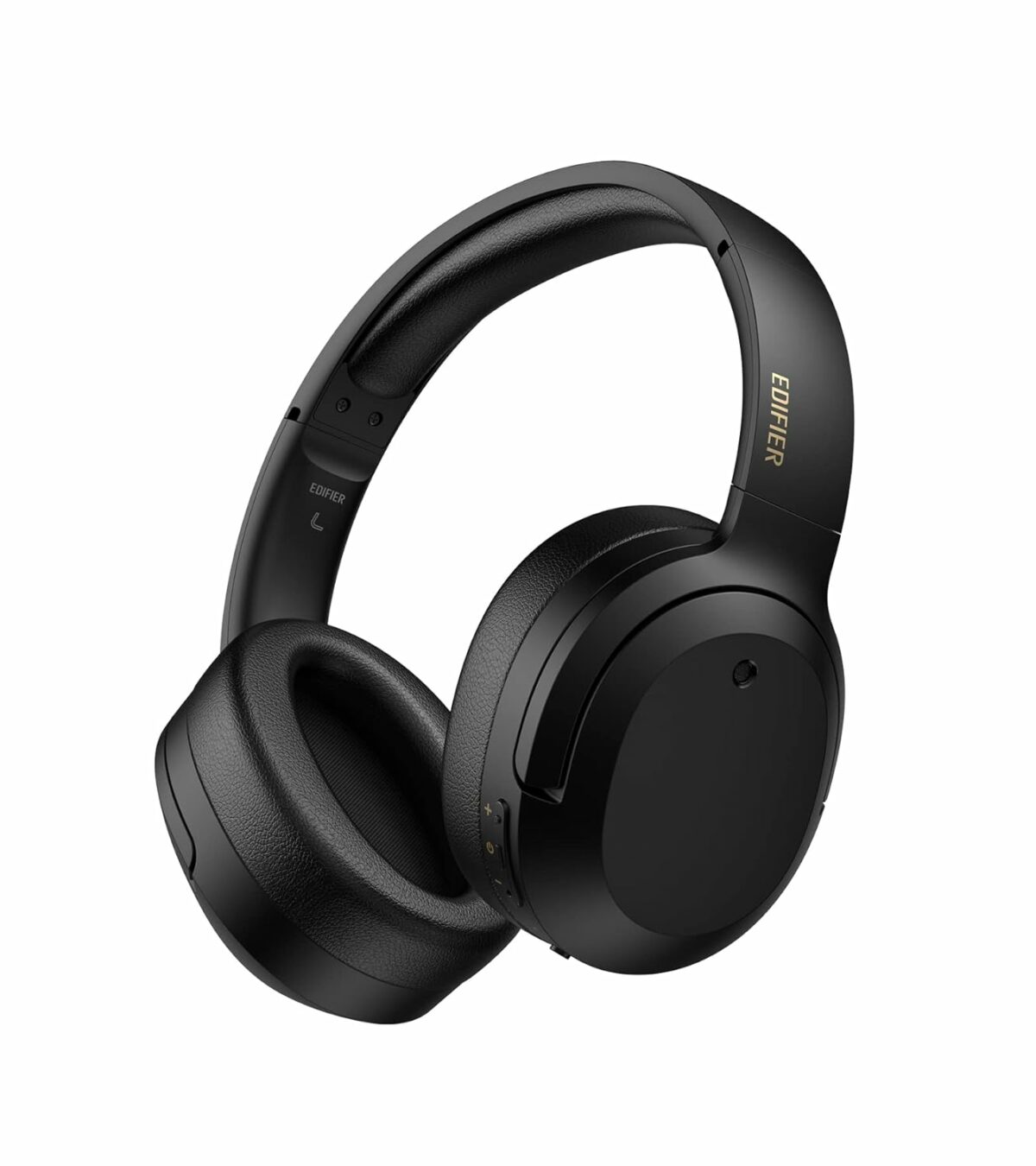 Edifier W820NB Hybrid Active Noise Cancelling Headphones - Hi-Res Audio - 49H Playtime - Wireless Over Ear Bluetooth Headphones for Travel/Home/Office- Black