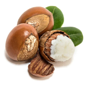 Shea Butter with emmolient properties to keep hairs soft and smooth