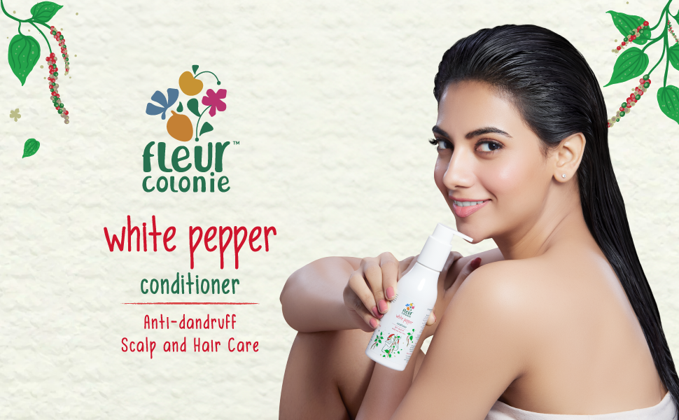 White Pepper Anti Dandruff Conditioner for hair nourishment 