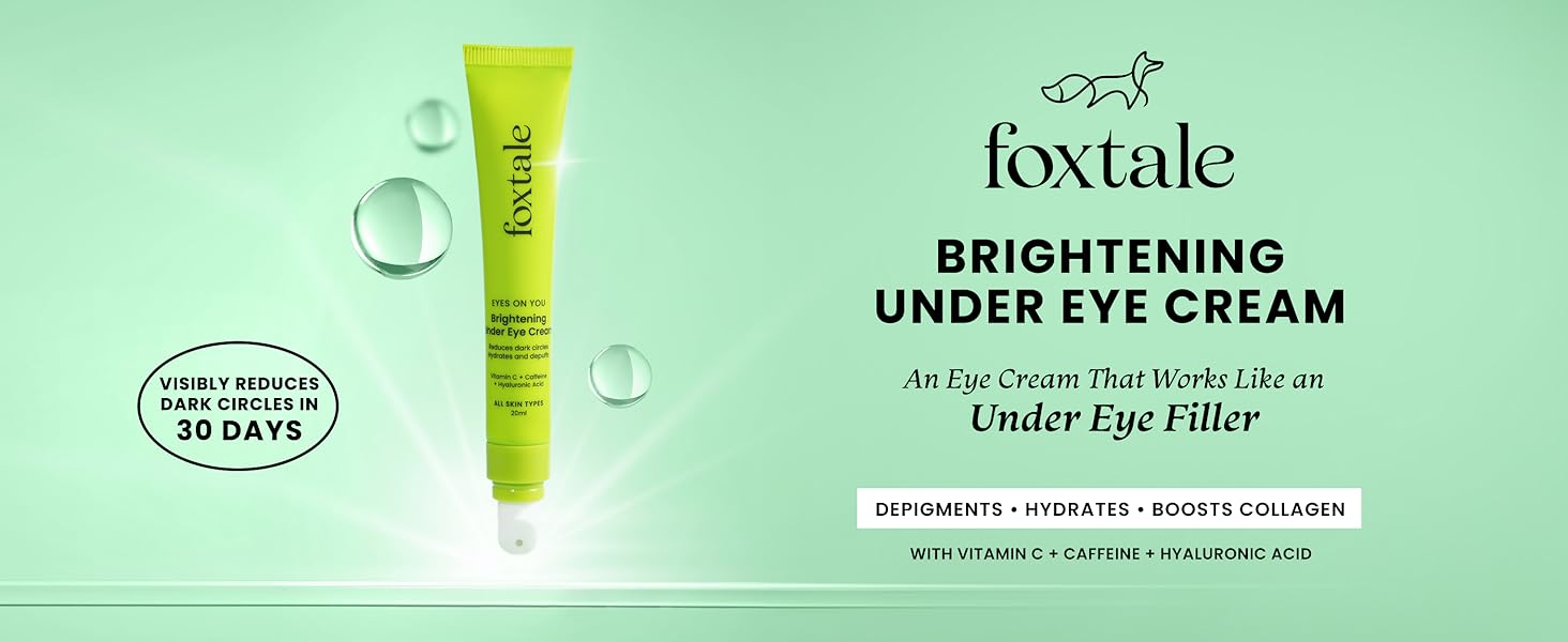 Foxtale Brightening Under Eye Cream