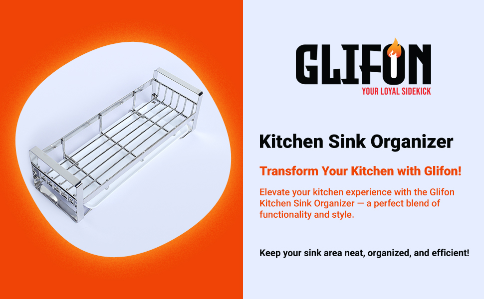 GLIFON Kitchen Sink Organizer