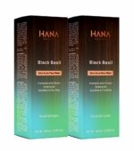 Hana Beauty Zero Acne Face Wash with Black Basil | Foaming Anti Acne Face Cleanser for Oil Control | Fights Active Acne, Blackheads & Breakouts | Pore Cleansing & Skin Hydrating | Oily, Dry, Sensitive & Combination Skin | For Men & Women | 100ml (200ml (Pack of 2), Fresh)