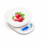 Hoffen (India) Electronic Digital Weighing Scale With 10 Kg Capacity, Weight Machine For Kitchen,Home, Baking, Health, Weight Machine For Food, Battries Included, 2 Years Warranty, White