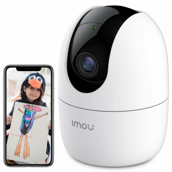 Imou 3MP Smart CCTV Security WiFi Camera for Home, 360° Coverage, AI Human Detection, Siren Alarm, Night Vision 10M, 2-Way Talk, Supports 256GB SD Card, WiFi & Ethernet Connection