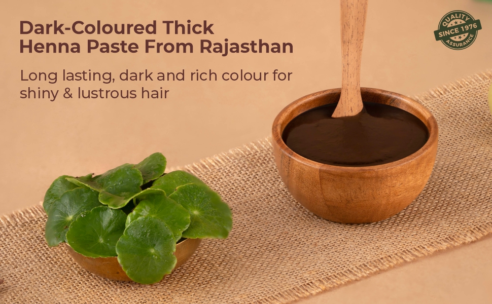 Dark - Coloured Thick Henna Paste From Rajasthan