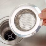 JRM Stainless Steel Kitchen Sink Drain Strainer and Sink Strainer Stopper, Anti Clogging Sink Disposal Stopper with Large Wide Rim for Kitchen Sinks Jali (Sink Strainer SS)