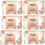 KAIPO Beauty Bar Soap with Vegetable Oils for Great Effect (6 Pack) (6 x 100 g)