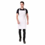 KODENIPR CLUB Mens and Womens Chef Cooking Kitchen Apron (Non-Waterproof, White, 1)