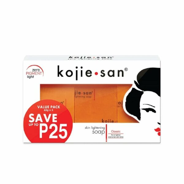 KOJIE SAN Skin Lightening Soap (3 X 65 Grams)