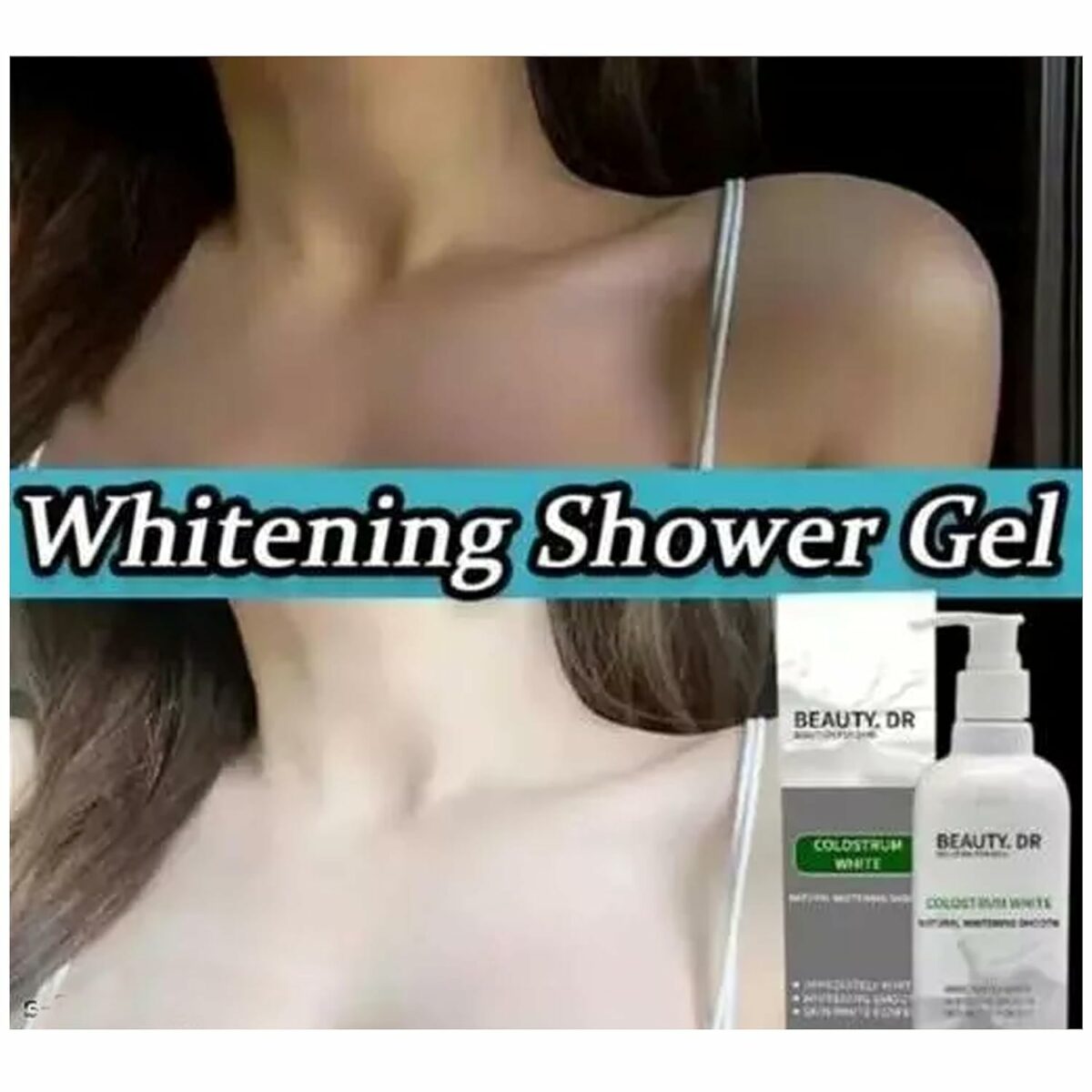 KOREAN BEAUTY.DR - KOREAN MILK WHITENING SHOWER GEL,SKIN BRIGHTENING GEL-300ML