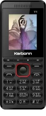 Karbonn Y1 | 4.5cm (1.8inch) | 800mAh | Music Player | Dual SIM | Wireless FM with Recorder | Video Recorder | Mobile Tracker | Digit Readout | Auto Call Recorder | Photo Caller ID| Black Red