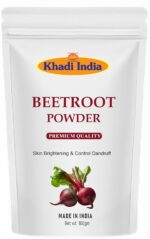 Khadi 100% Pure & Natural BeetRoot Powder | for Skin | Organic | Hair| Face Pack | No added Chemicals, 100 Grams