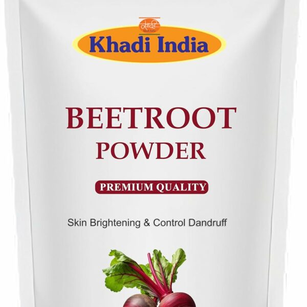 Khadi 100% Pure & Natural BeetRoot Powder | for Skin | Organic | Hair| Face Pack | No added Chemicals, 100 Grams