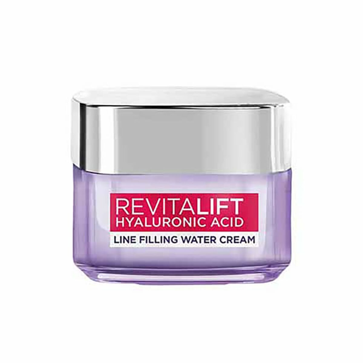 L'Oréal Paris Hyaluronic Acid Line Filling Water Cream, Moisturiser, Hyaluronic Acid for Hydrated & Replump Skin, Ceramides for Barrier Repair, Reduces Fine Lines, 15ml