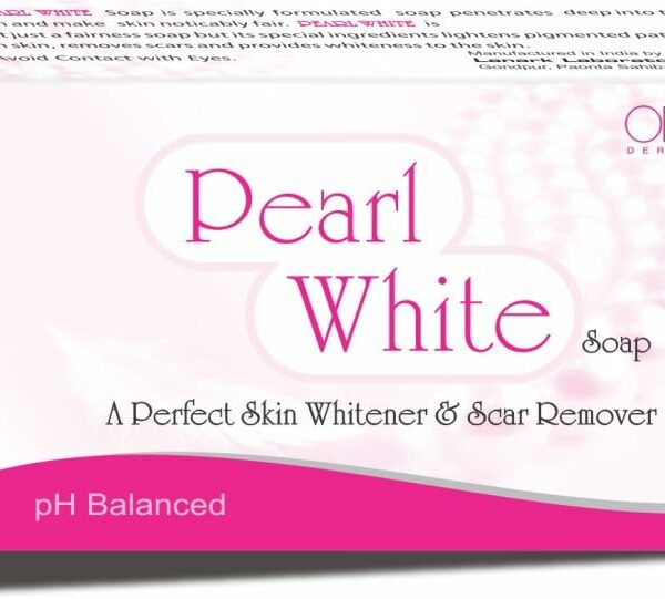 LYUD Pearl White Soap For Skin Whitening, Skin Tone,Helps Calm & Replenish Skin and Even Tone Ph Balanced 75gm (pack of 4)