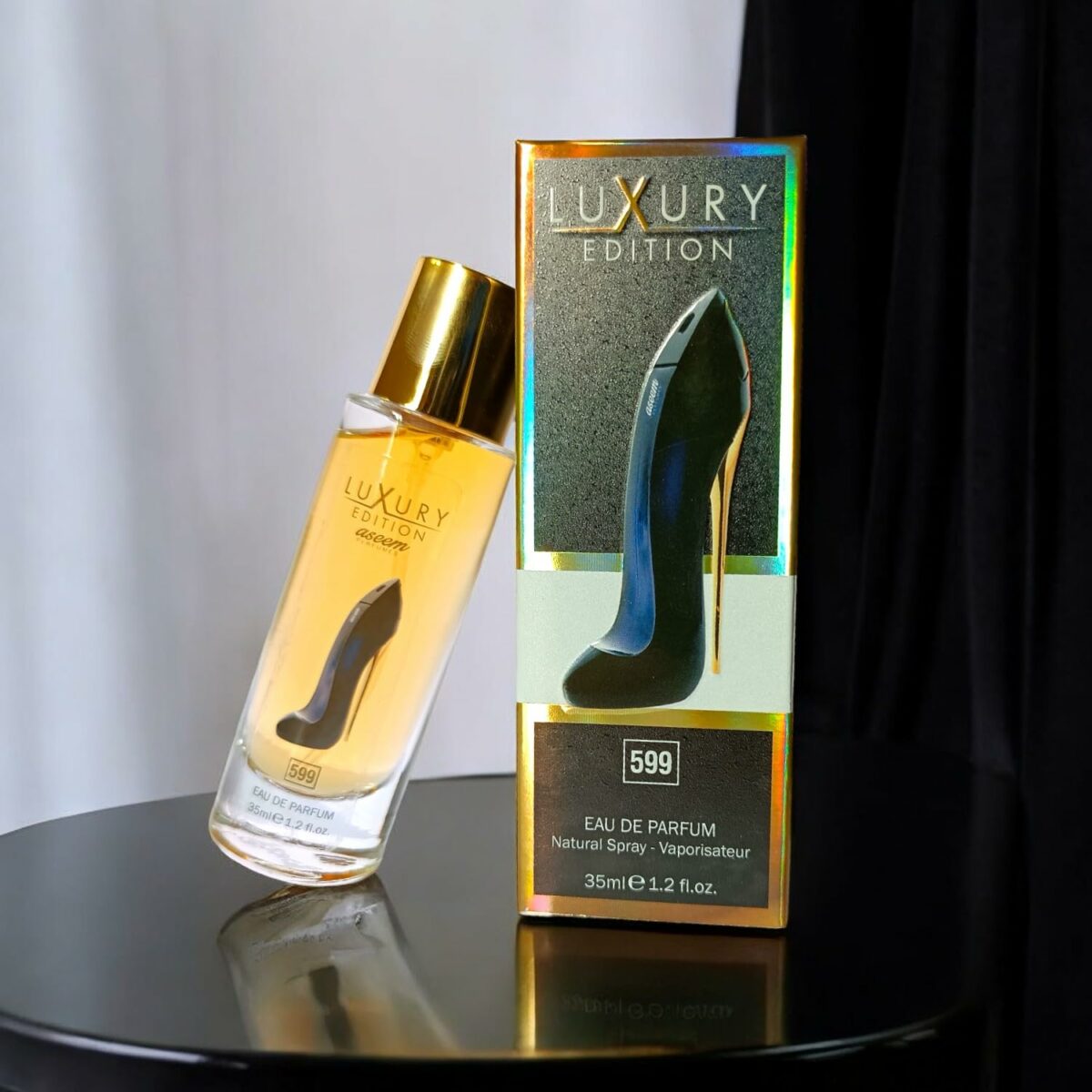 Luxury edition Long Lasting Perfume for Women | 35ml Signature scent | perfume gift set for women | Body Mist for girl | Eua de parfume| Almond, Coffee, Cacao (good girl-599)